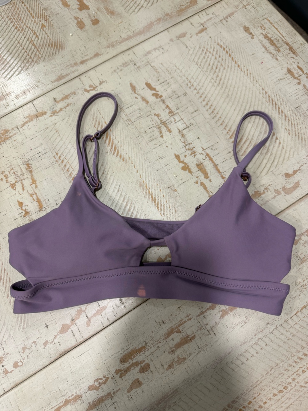 Salt & Sunshine Purple Bikini Top